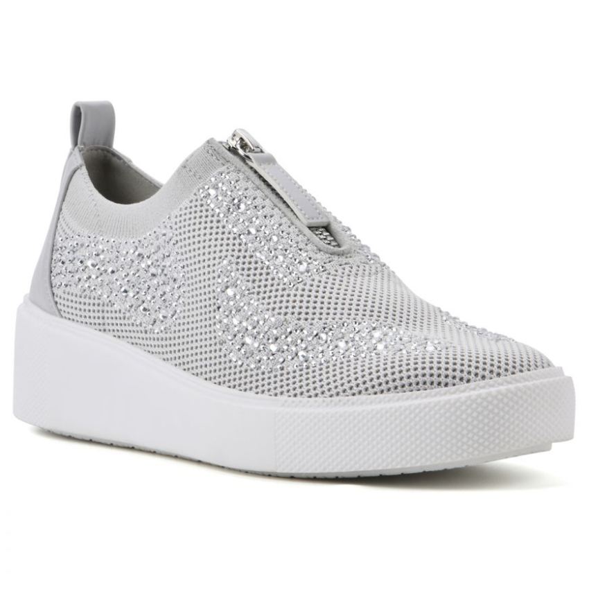 White Mountain Dax Sneaker-Light Grey Fabric [WMW3350a] - US$49.95 ...